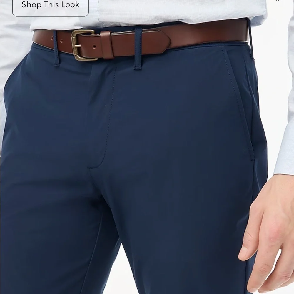 J crew Straight-fit tech chino pant